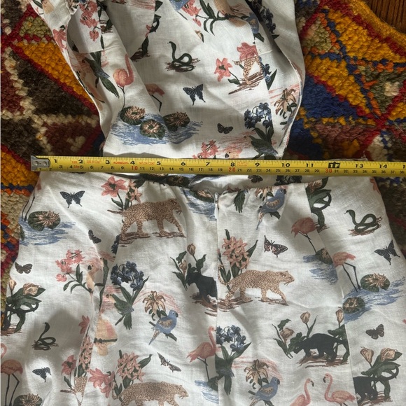 REFORMATION JANEIRO  SAFARI MIDI CUTE OUTBACK 100% LINEN DRESS SIZE 6 - Picture 16 of 16